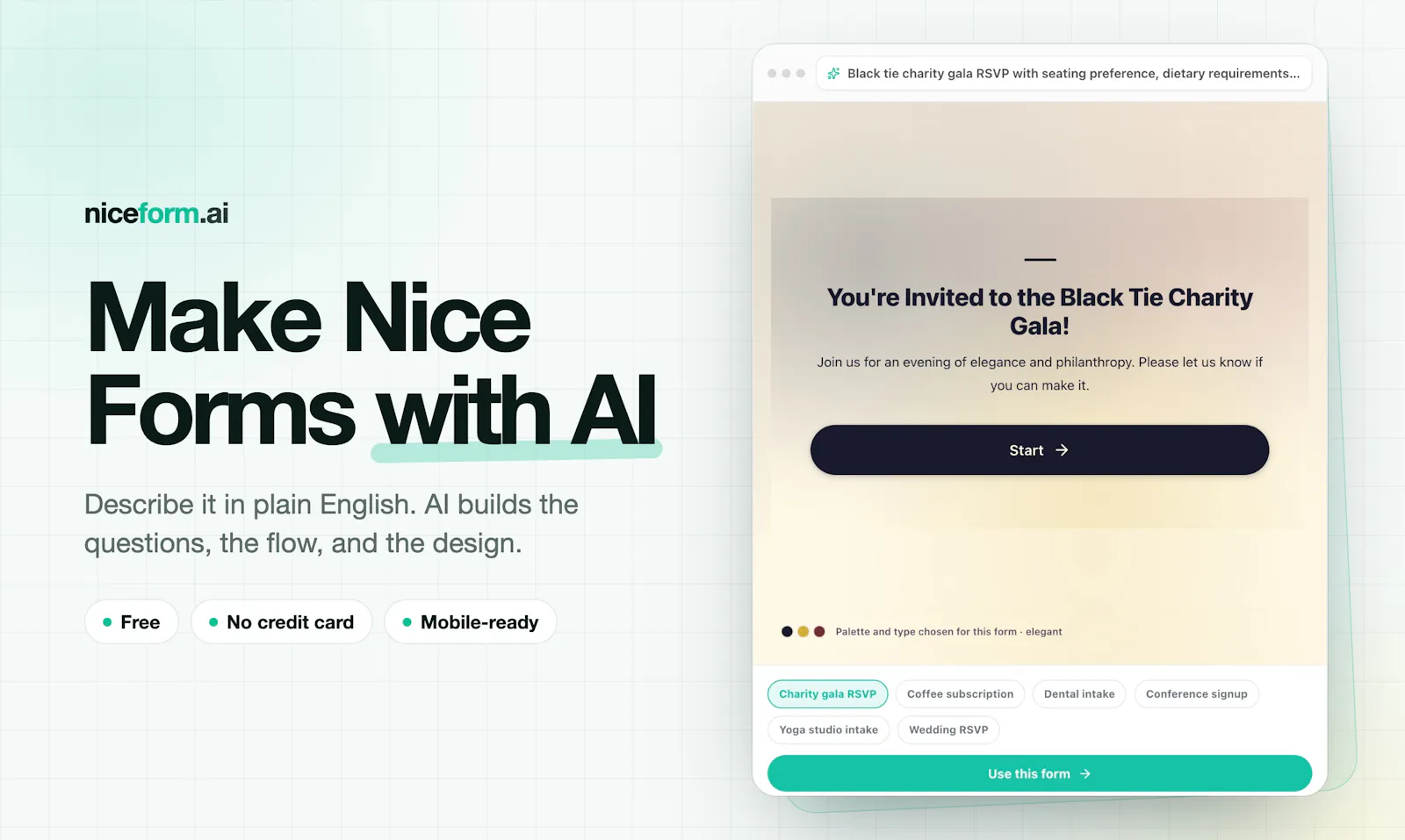 niceform.ai screenshot 1