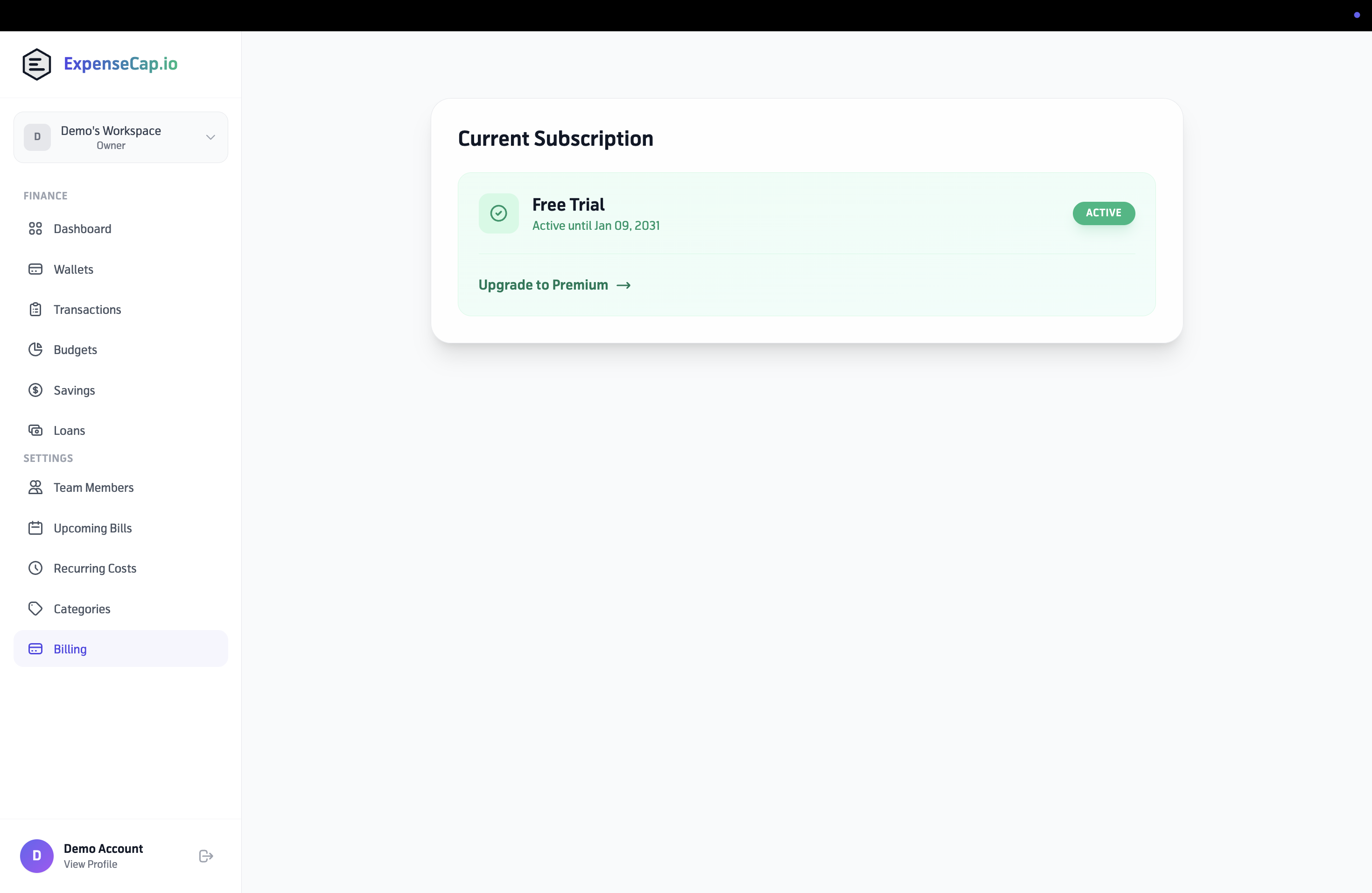 ExpenseCap.io gallery image