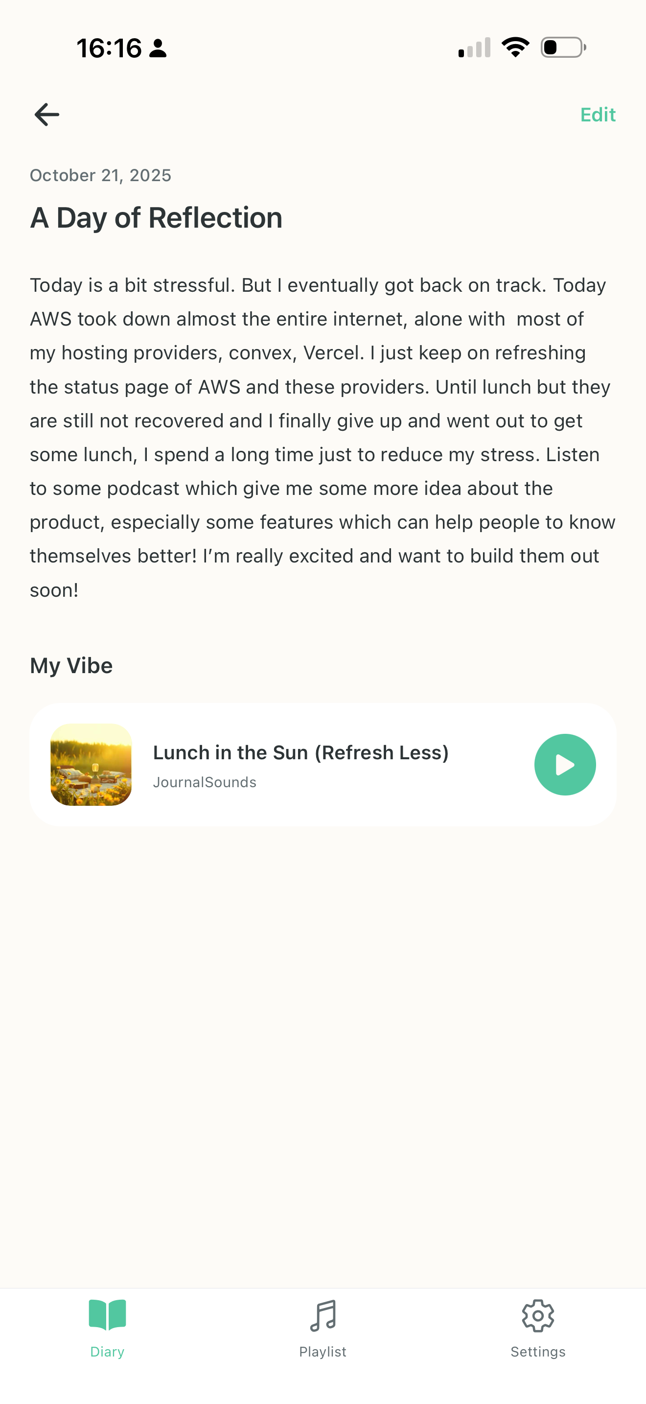 diary vibes gallery image