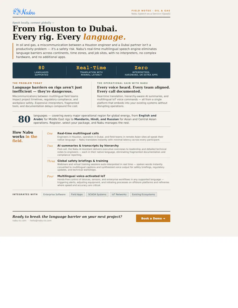 Nabu Speech-as-a-service Platform screenshot 4