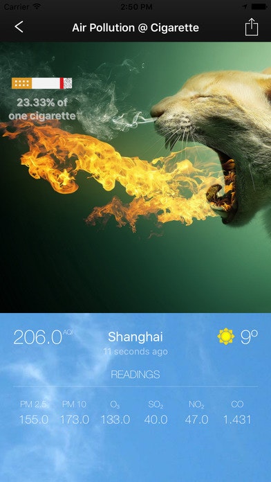 CAPISCE (China Air Pollution In Standard Cigarette Equivalents) gallery image