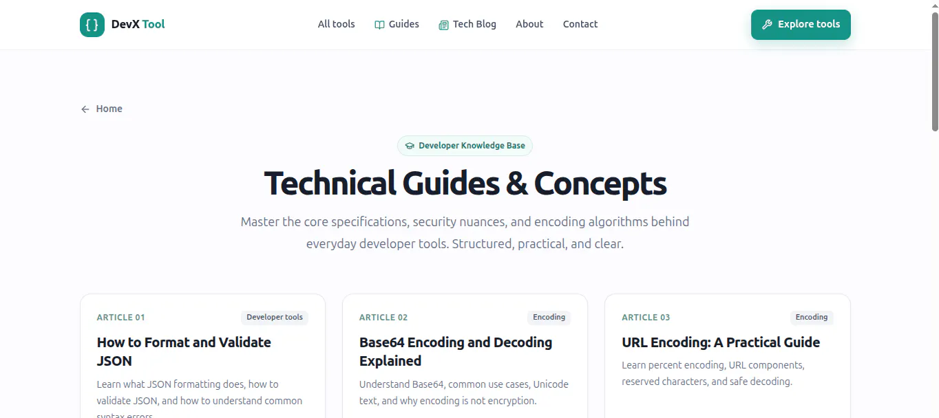 DevX Tool — Free Online Developer Suite gallery image