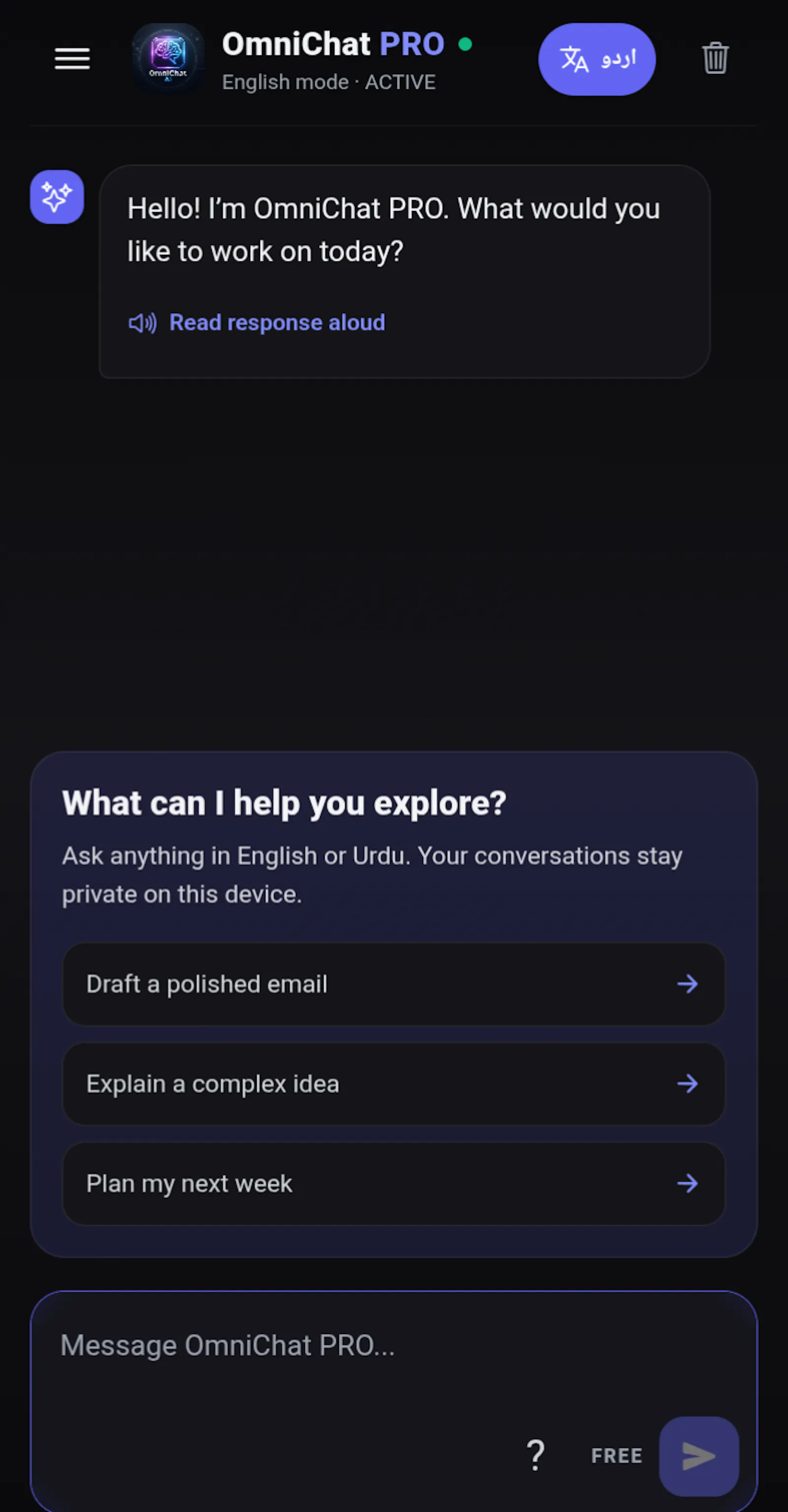 OmniChat AI PRO screenshot 3