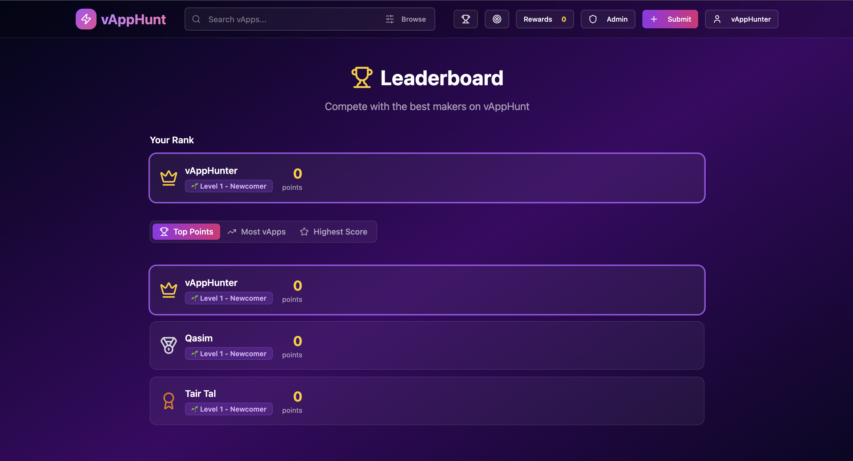 vAppHunt - Screenshot 2 showing product features and functionality