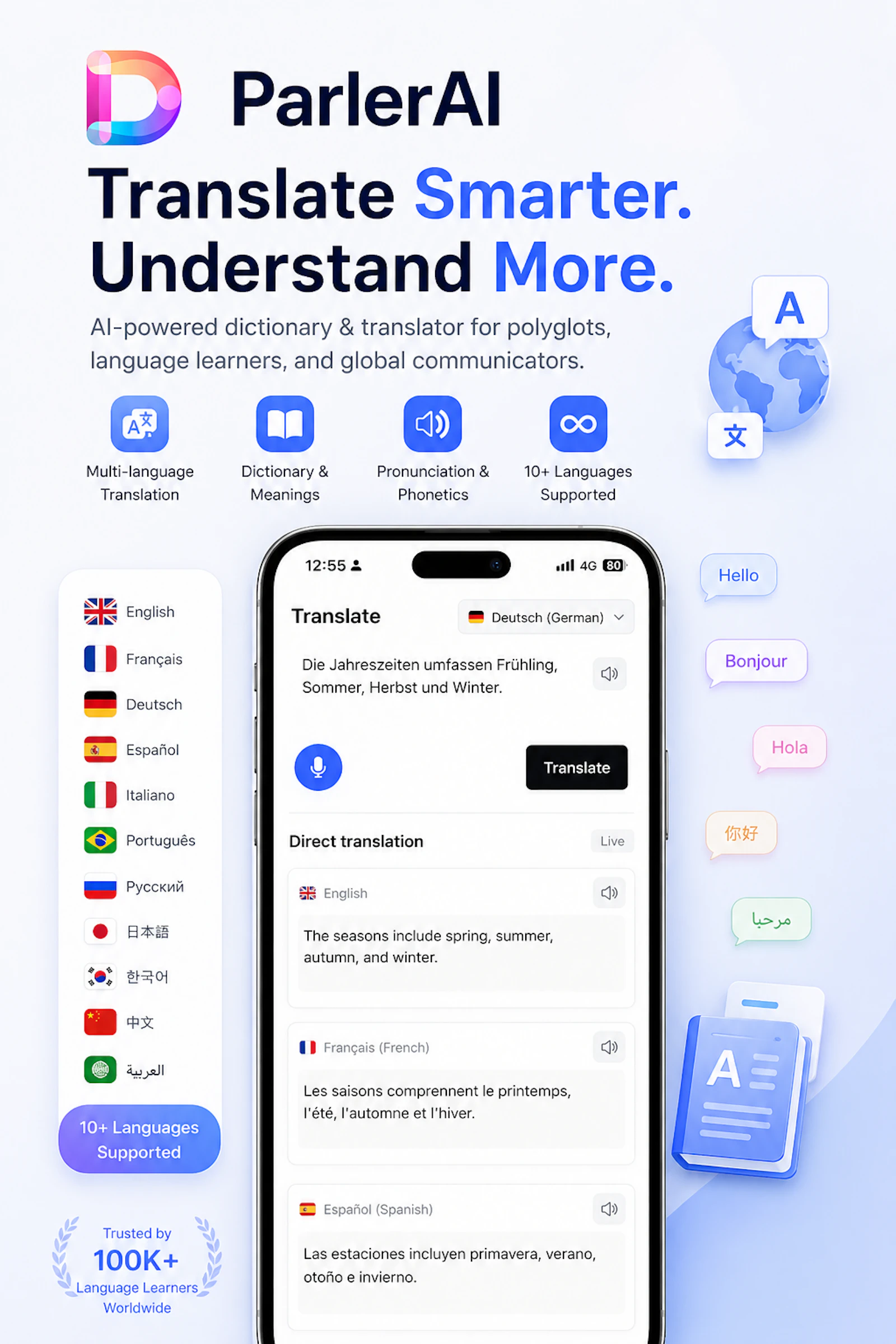 ParlerAI - Polyglot Dictionary screenshot 3