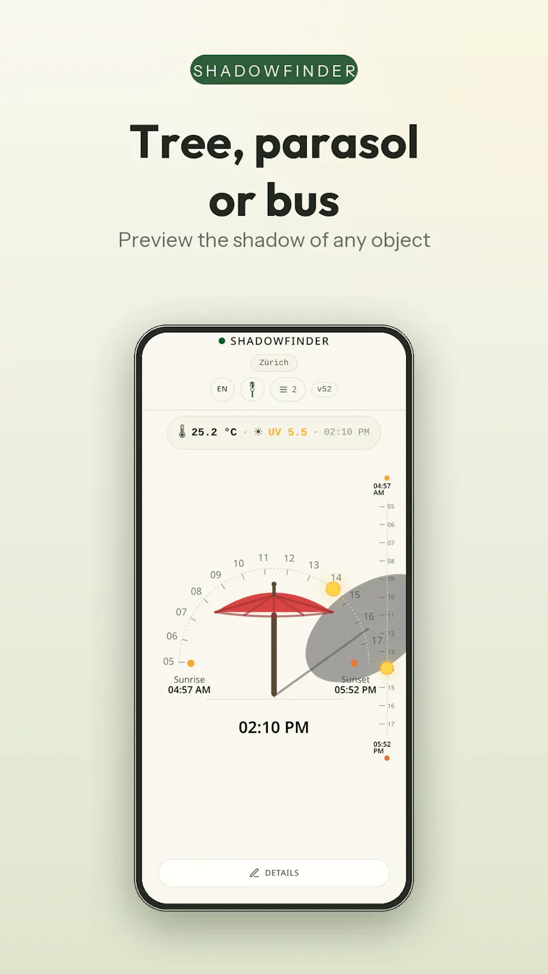 ShadowFinder — Sun Position & Shadow screenshot 3