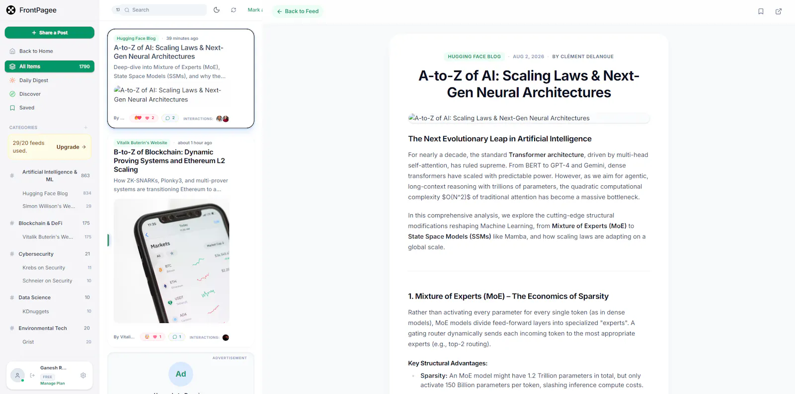 Frontpage screenshot 15