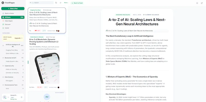 Frontpage screenshot 15