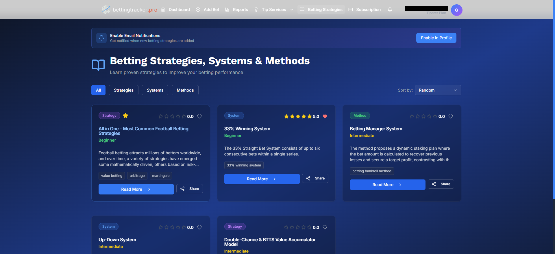 BettingTracker.Pro - Screenshot 2 showing product features and functionality