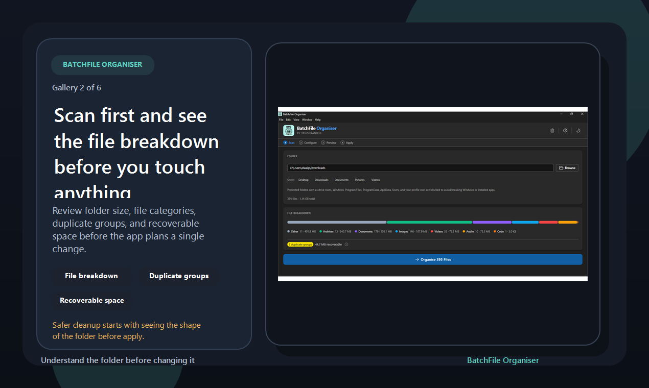 BatchFile Organiser gallery image
