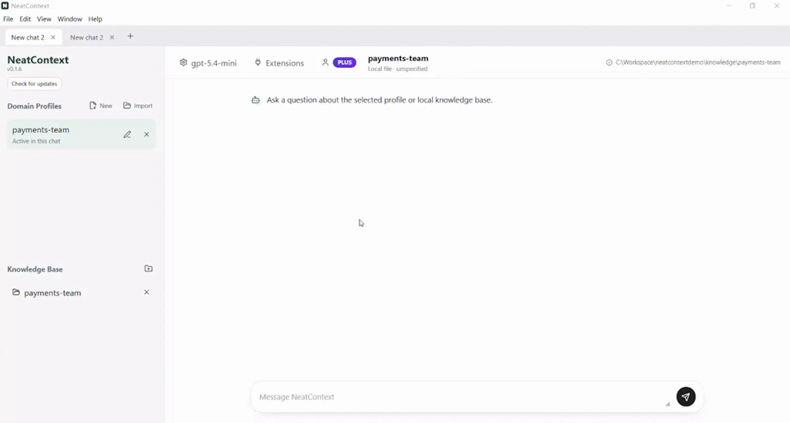 NeatContext screenshot 1 (video preview)