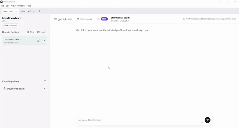 NeatContext screenshot 1 (video preview)