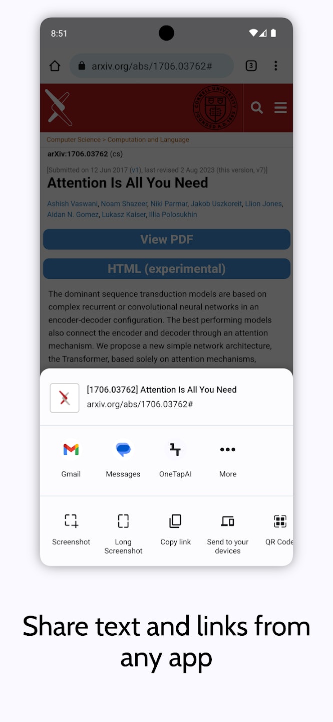 Mídia 3 de Contradize - Resumir em um único texto de toque e URLs em seu próprio idioma