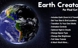 Earth Creator for Final Cut Pro media 2