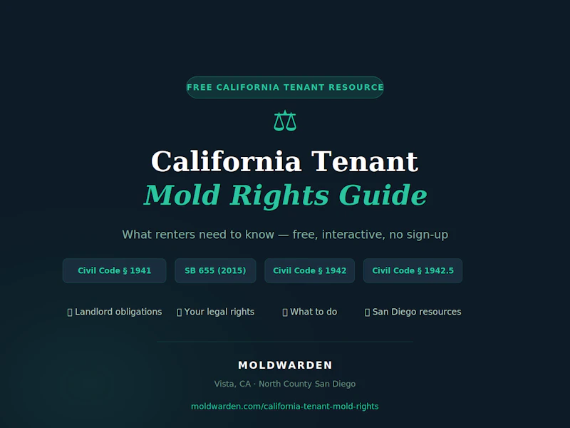 California Tenant Mold Rights Guide screenshot 1