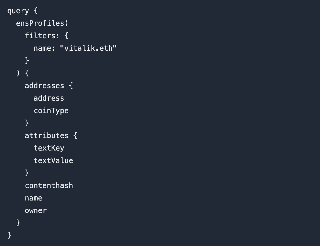 The ENS Profile API media 2