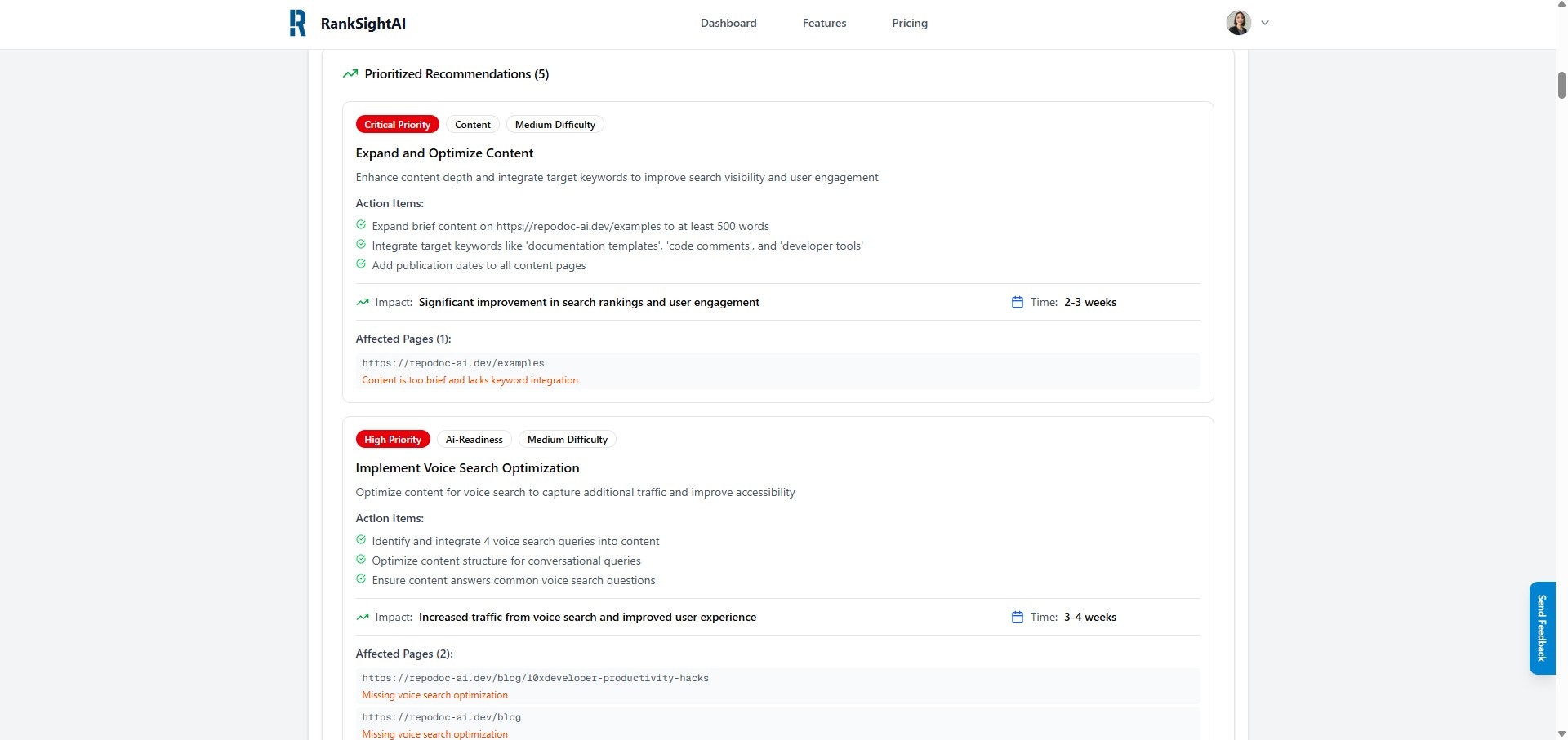 RankSightAI screenshot 4