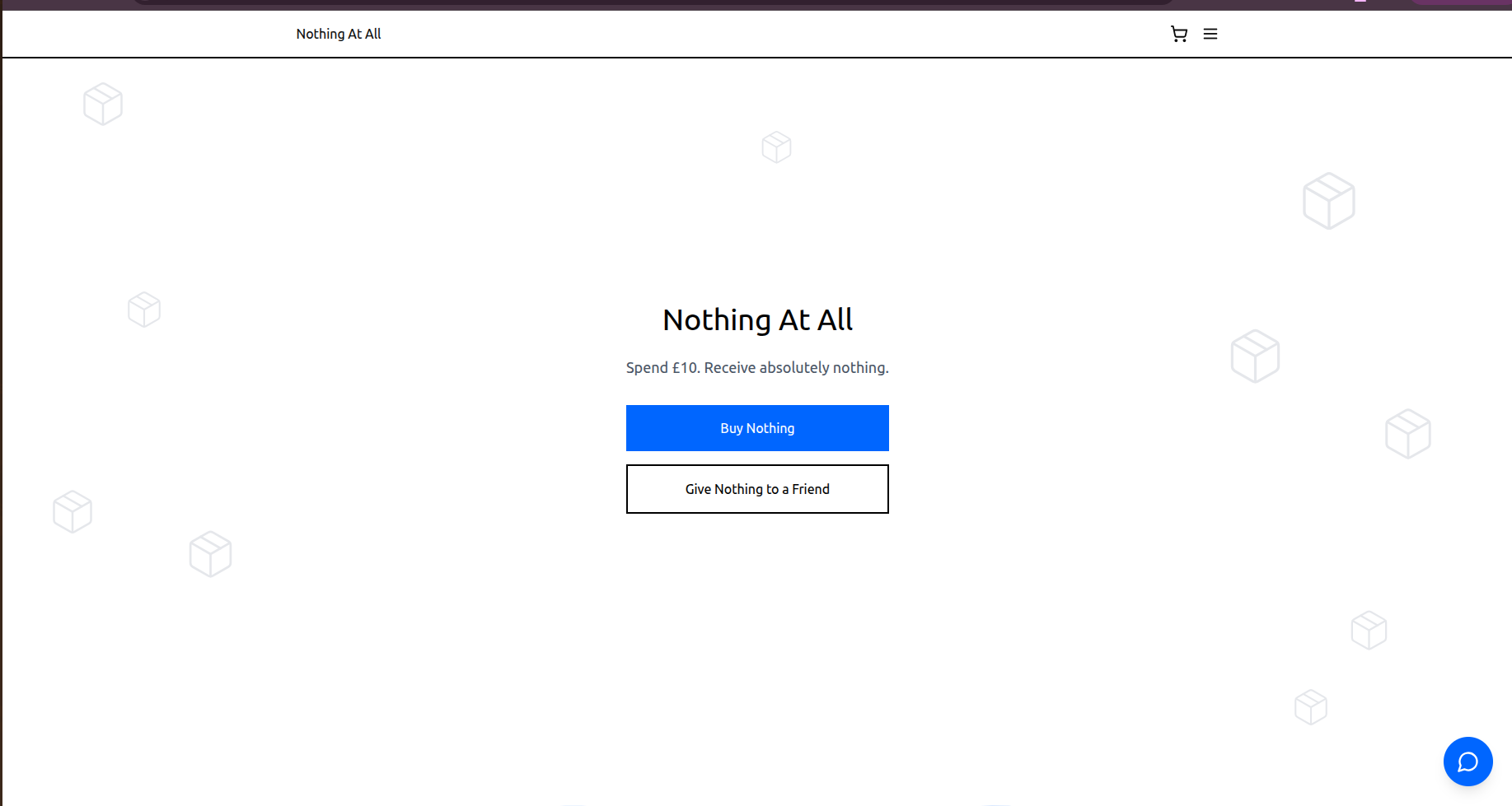 Nothing At All - Main product screenshot demonstrating key features and user interface