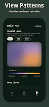Voice-first journaling app gallery image