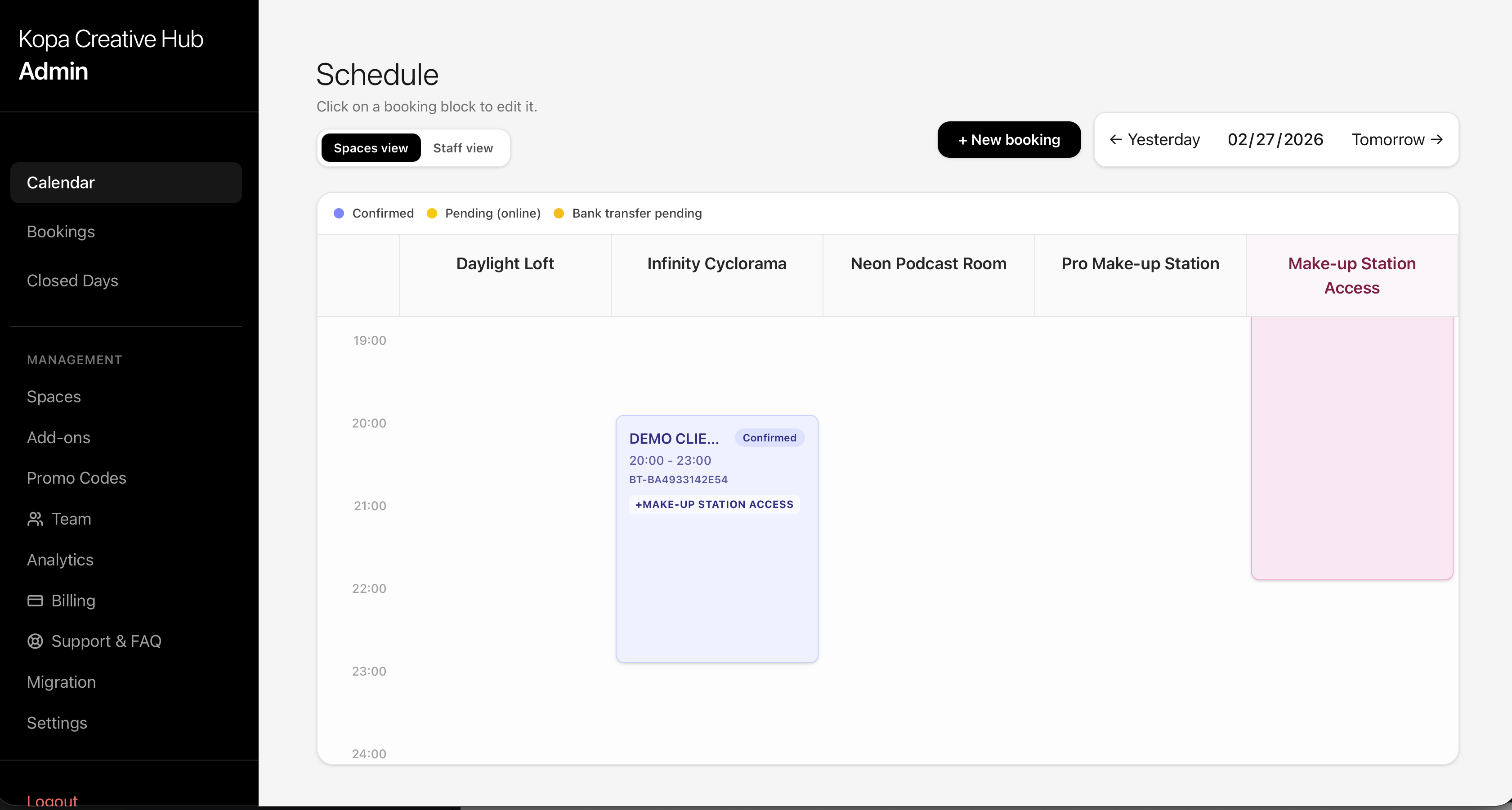 StudioDock gallery image