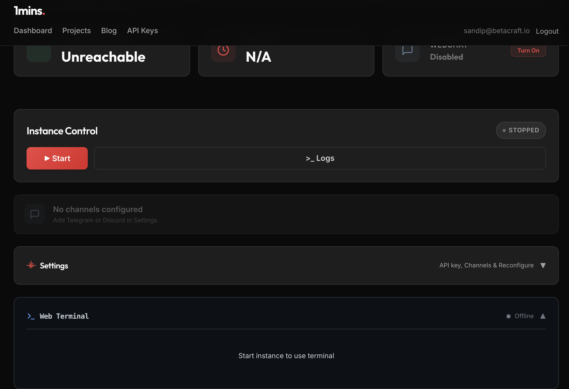 1mins - Screenshot 4 showing product features and functionality