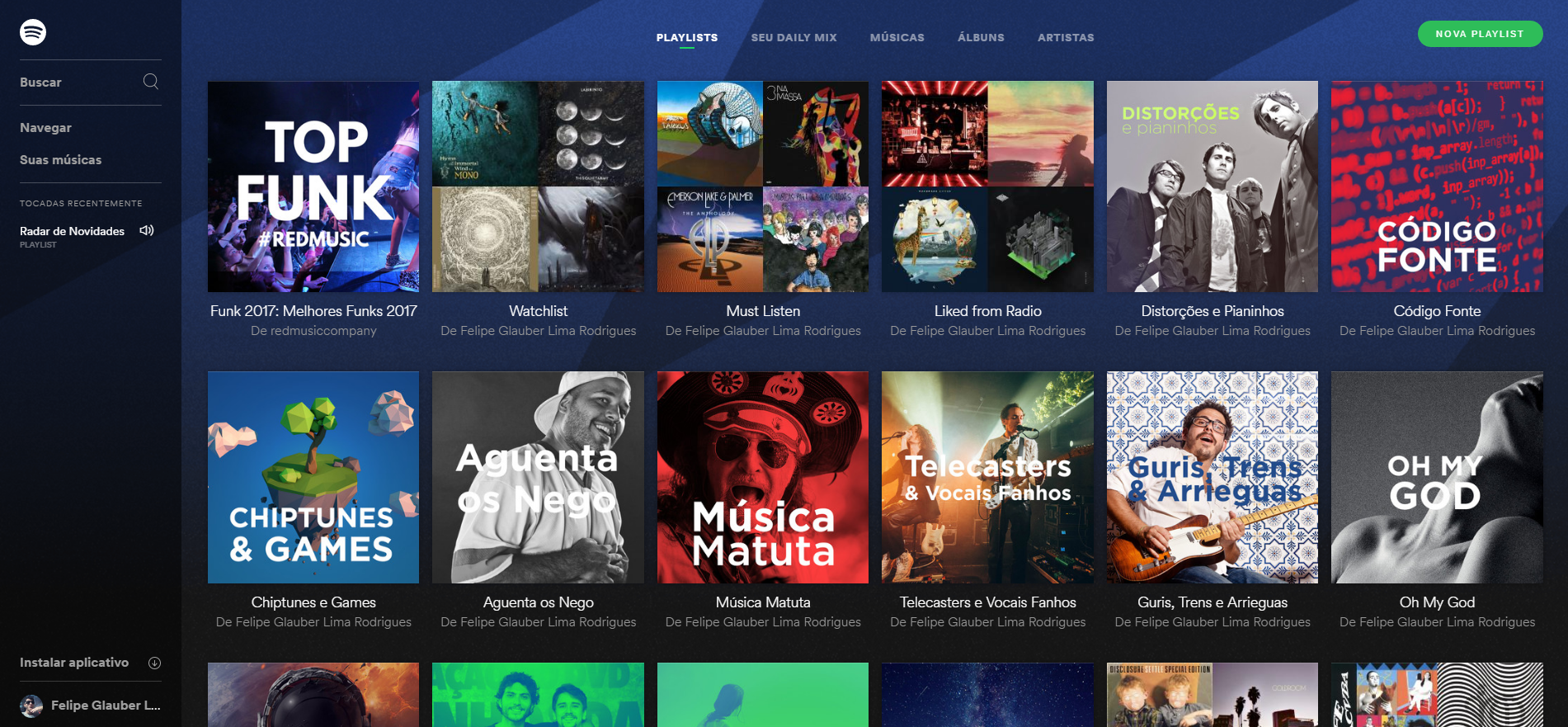 new spotify web player