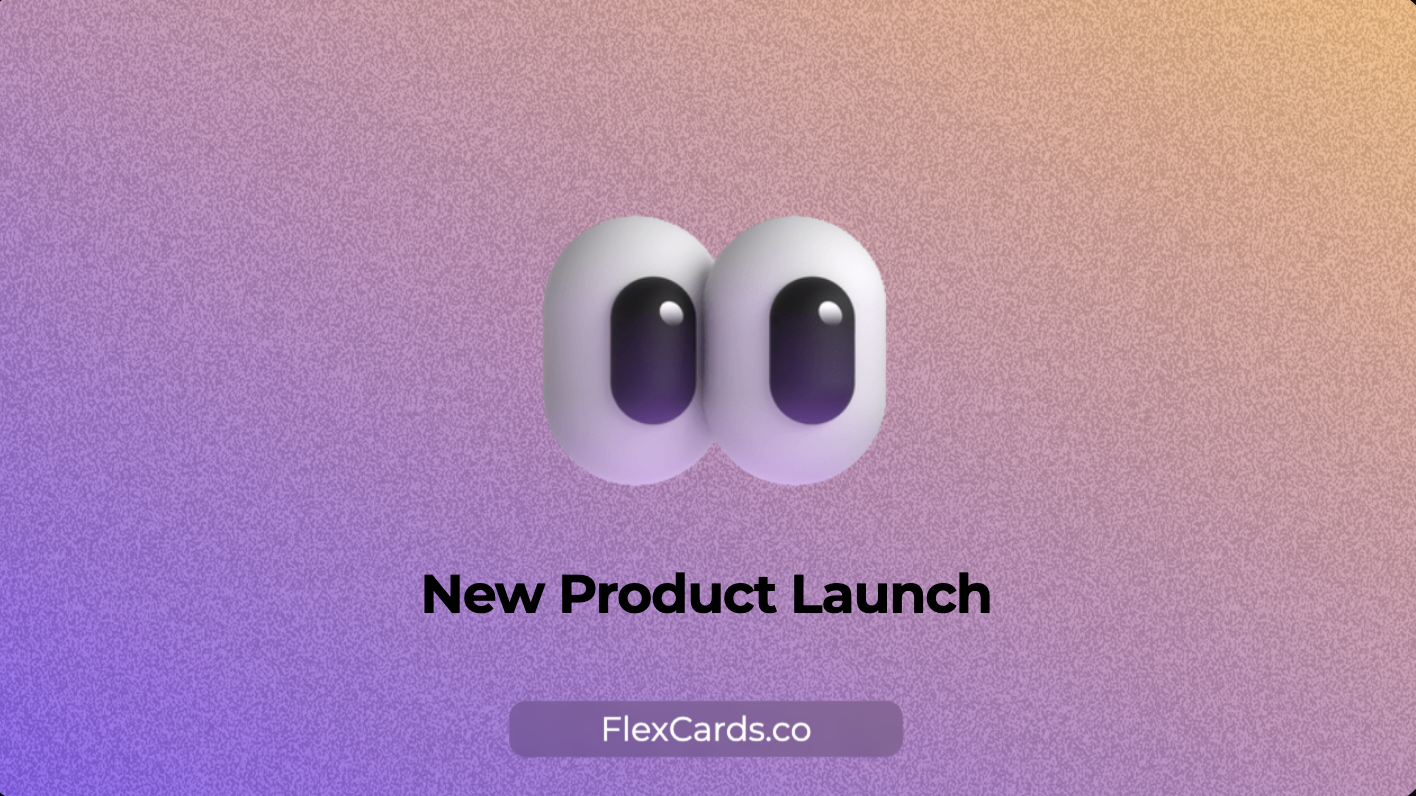 FlexCards.co - 소셜 미디어를위한 애니메이션 비디오를 만듭니다 미디어 1