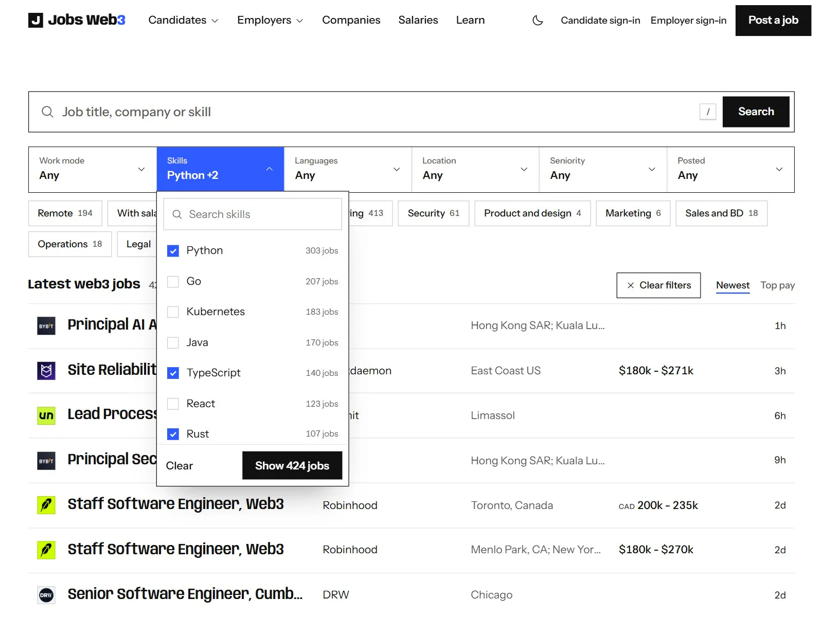 Jobs Web3 screenshot 13