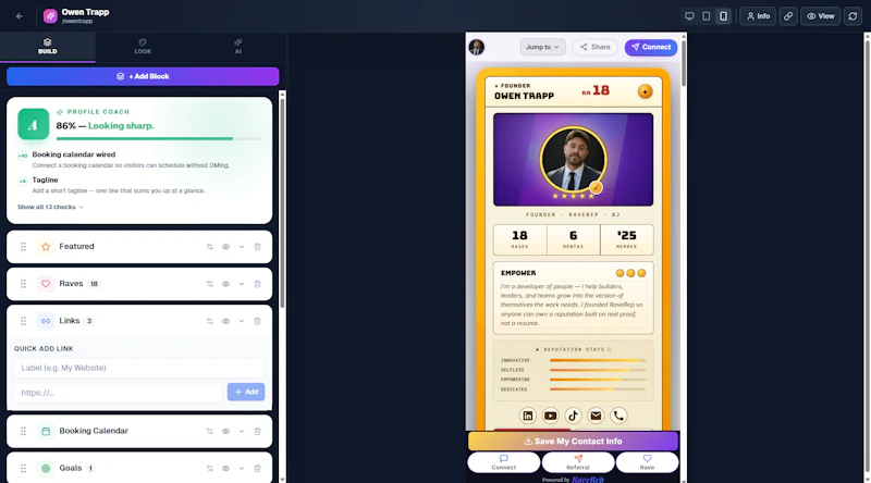 RaveRep screenshot 3