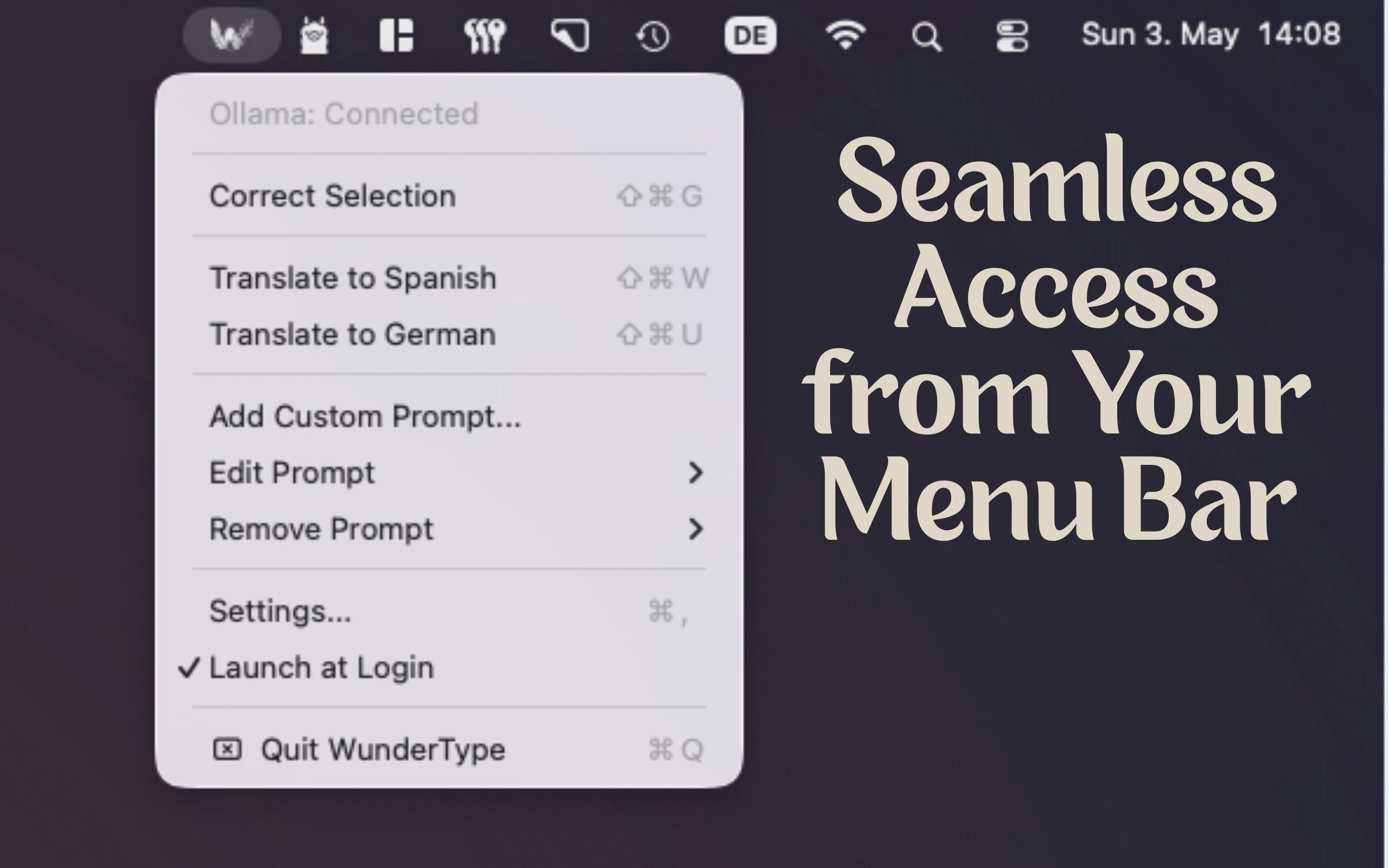 WunderType - AI Text Shortcuts gallery image