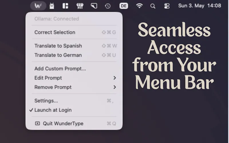 WunderType - AI Text Shortcuts screenshot 5