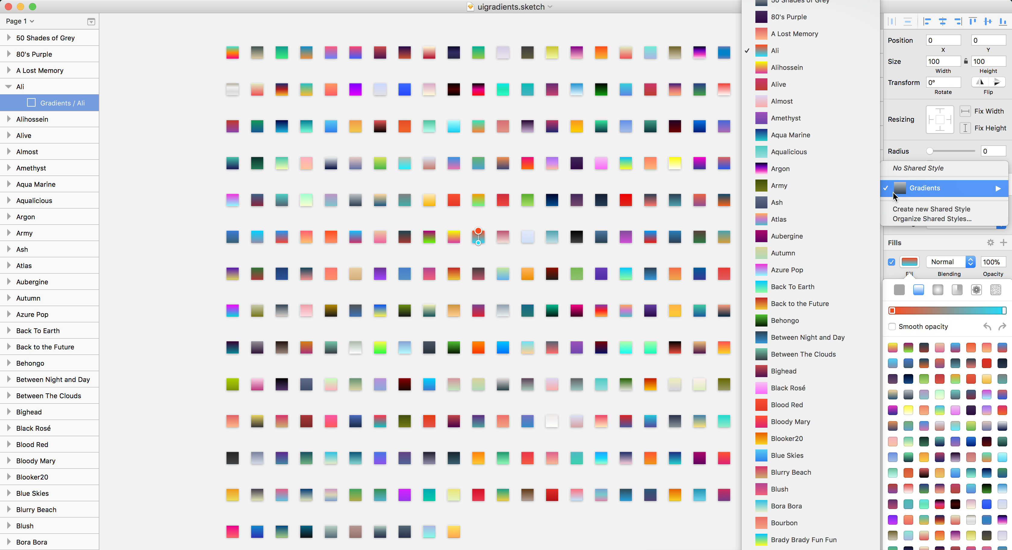 Gradients for Sketch gallery image