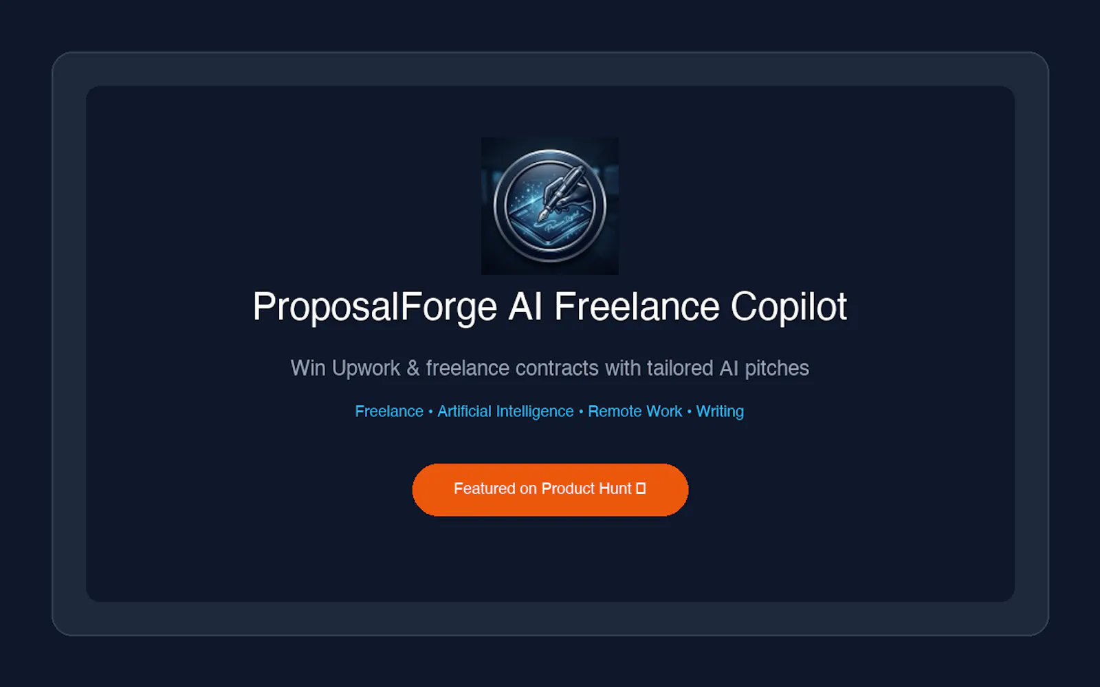 ProposalForge AI Freelance Copilot screenshot 3