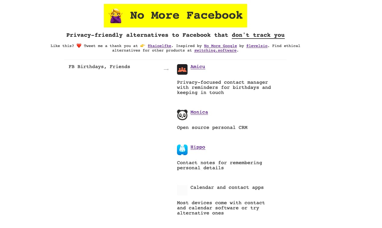 No More Facebook media 3