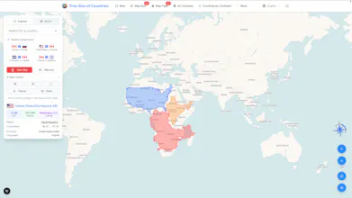 TrueSizeOfCountries.org gallery image