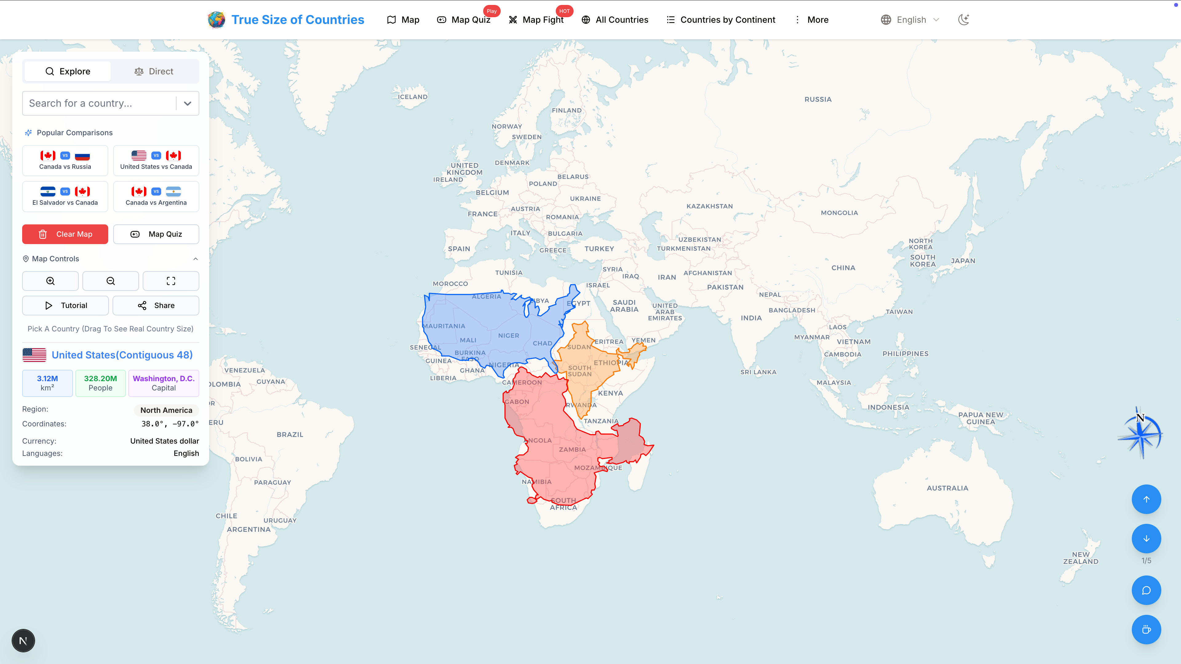 Média TrueSizeOfCountries.org - La carte du monde vous a menti - voir la vérité 4