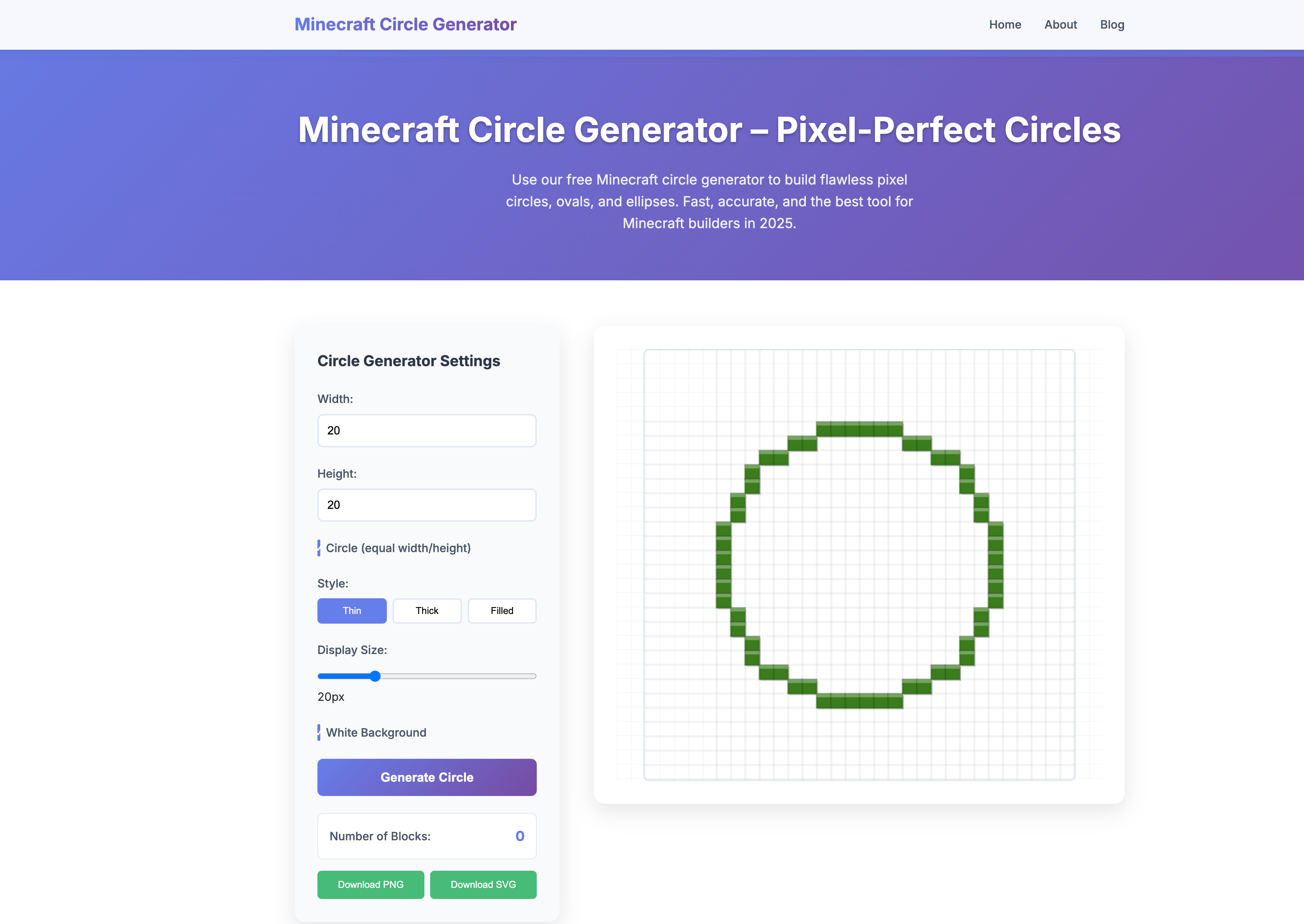 Minecraft Circle Generator gallery image