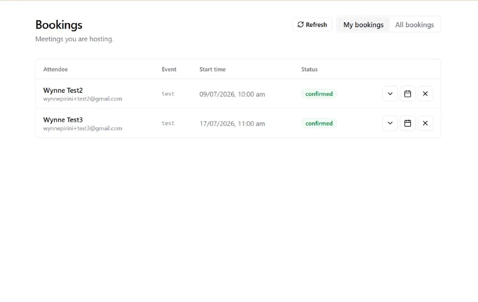Calnode screenshot 7
