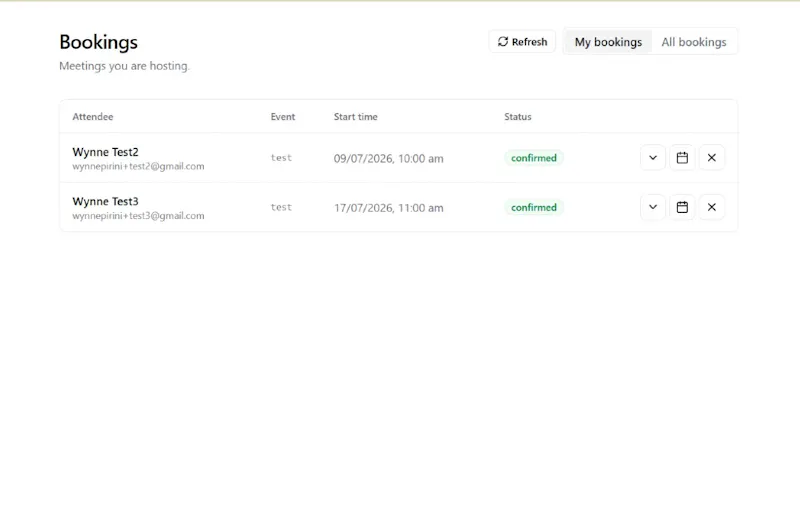 Calnode screenshot 7