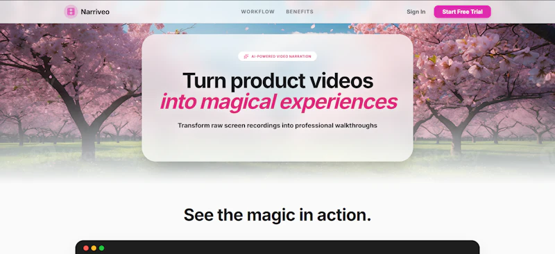 Narriveo screenshot 1