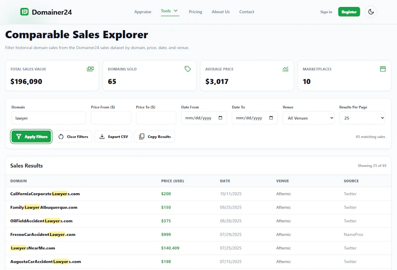 Domainer24 screenshot 5