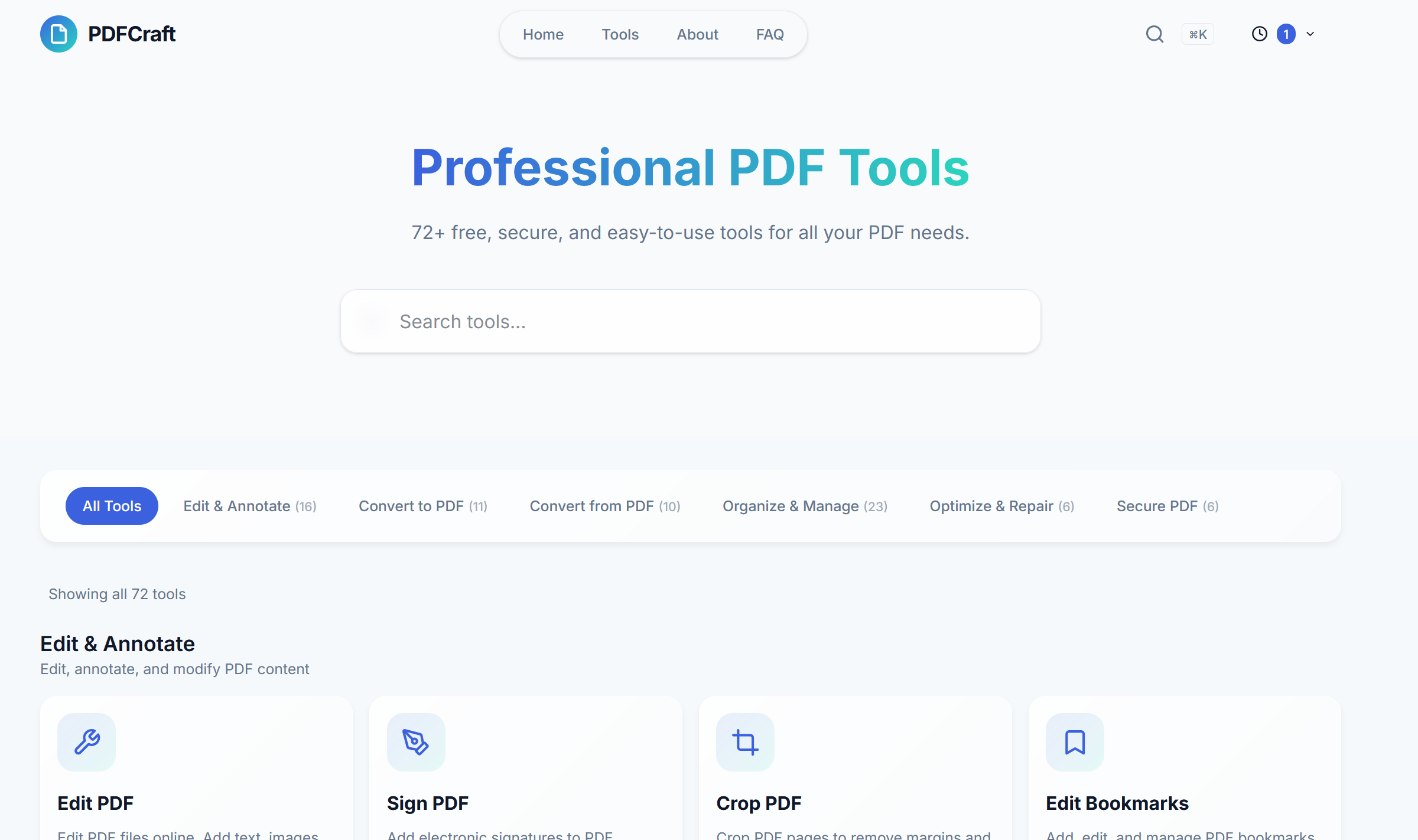 PDFCraft - Screenshot 3 showing product features and functionality
