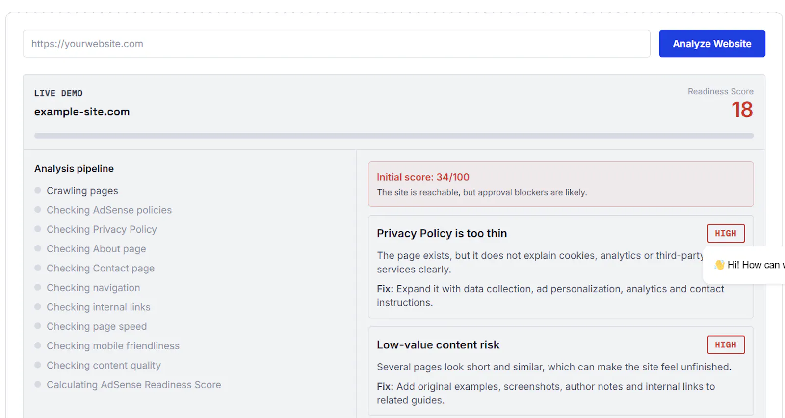 AdSense No More rejections screenshot 2