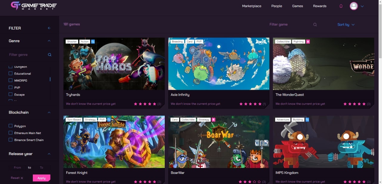 GameTrade市場 - 為休閒用戶提供最方便的Web3市場 media 2