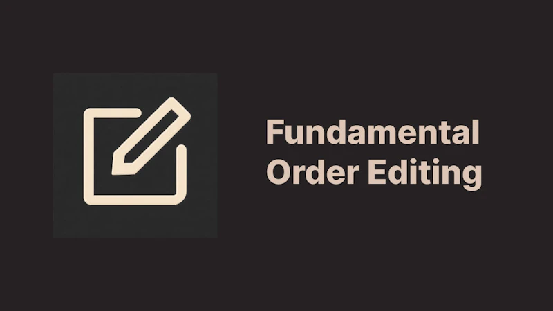 Fundamental Order Editing Shopify App screenshot 2