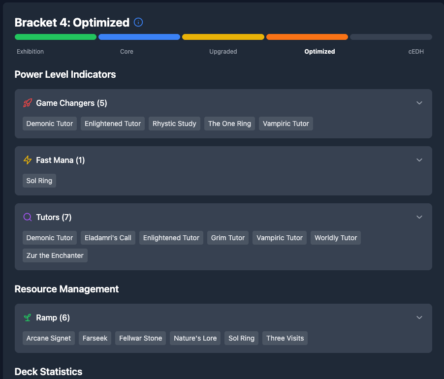 MTGThing - MTG Deck Power Analyser gallery image