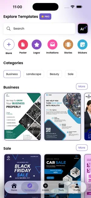 DrawPost - AI Poster Maker  - Screenshot 2 preview