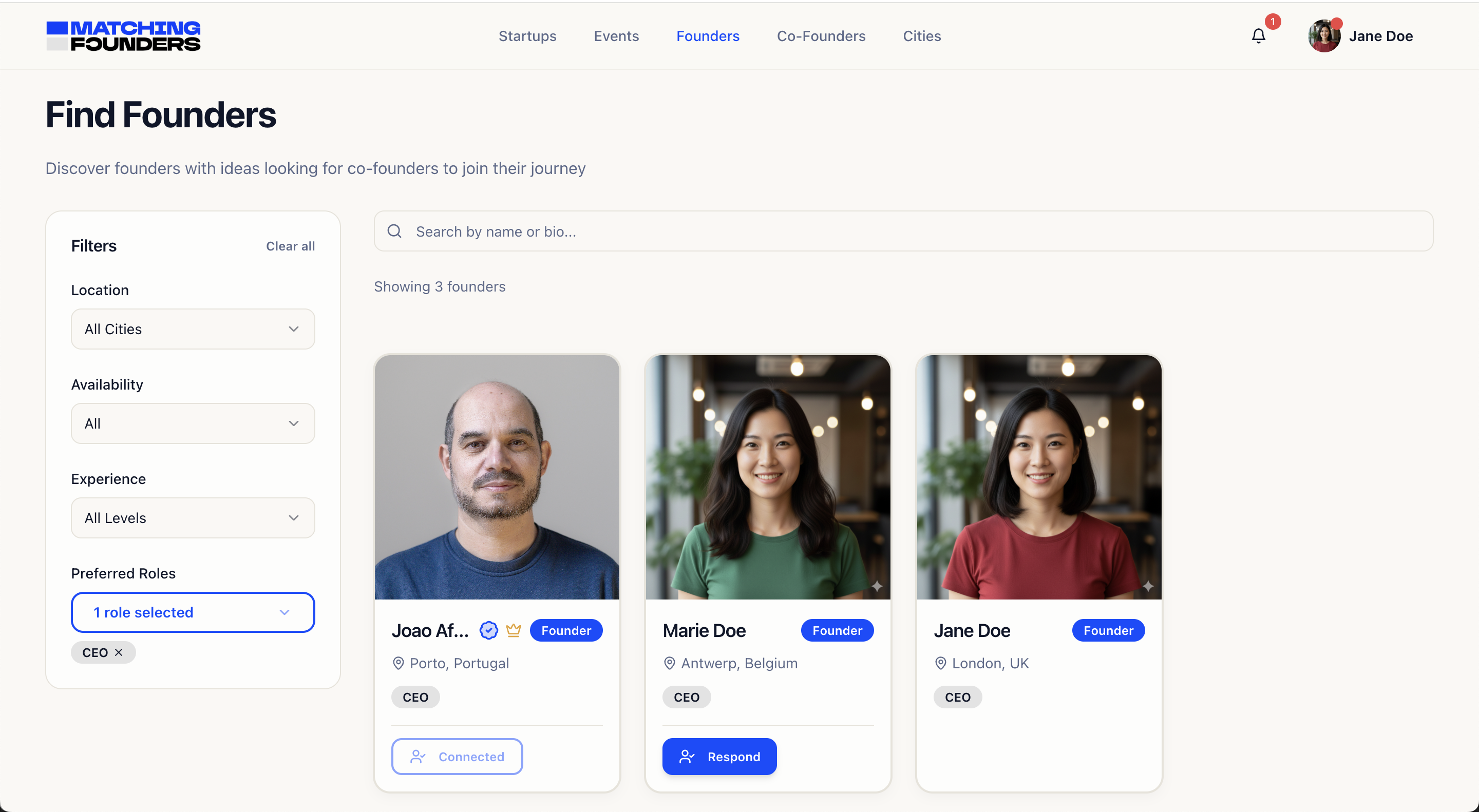 Matching Founders gallery image