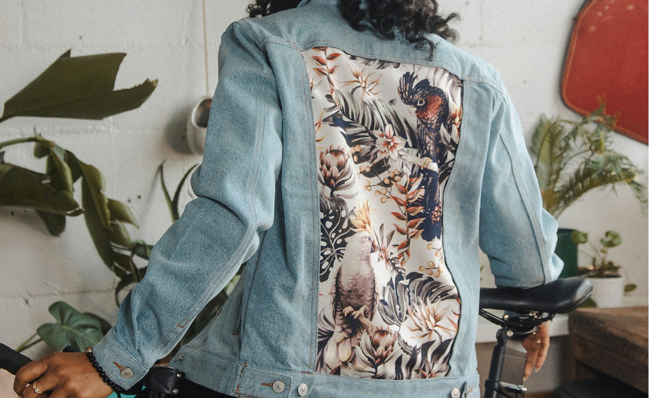 Modular Denim Jackets with Swappable Art gallery image