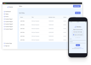 Nextless.js Mobile: SaaS Starter Kit gallery image